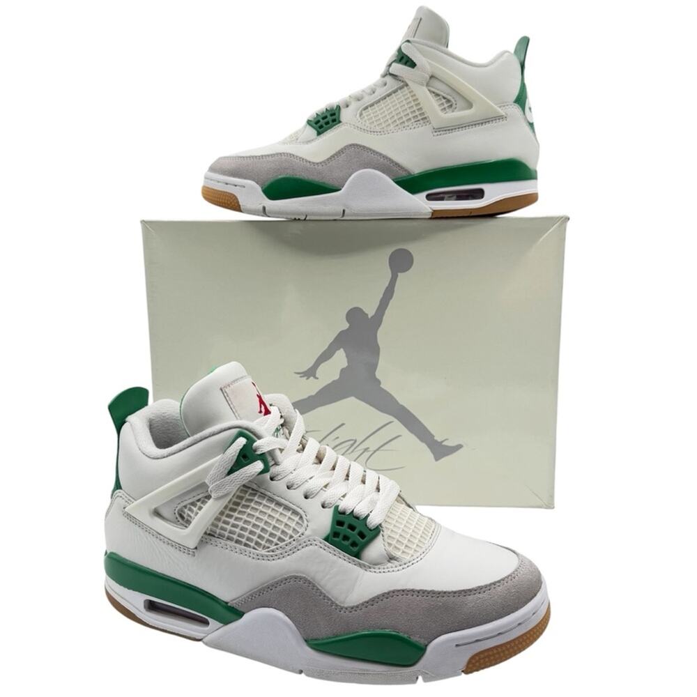 Air Jordan 4 Retro SP Sail White Pine Green High Top Men’s Size 8 Women’s 9.5 - Picture 1 of 11